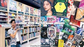 shop with me for new kpop albums !  kpop store vlog