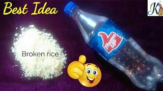 Wow DIY Room decor 2018 | Best use of waste Plastic bottle & Broken rice craft idea | Handmade Craft