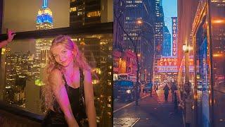 NEW YORK at Night - Midtown Manhattan, Walking Tour NYC 4K 