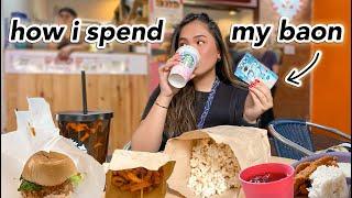 how i spend my 1000 peso baon in ateneo