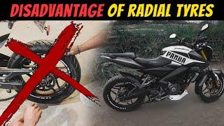 Bajaj Ns200 - Do Not do this MISTAKE‍️‍️ (Major disadvantage with Radial Tyres)