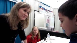 Yusuf meets Veronica Taylor,  "Ash" from Pokemón