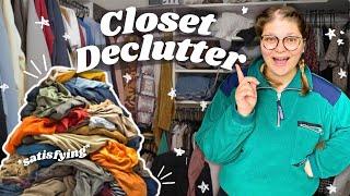 *EXTREME* Closet Declutter ️ SATISFYING Pro Thrifter Closet Cleanout!