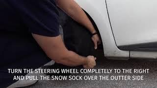 Cartech - How to install car snow socks Extra Grip