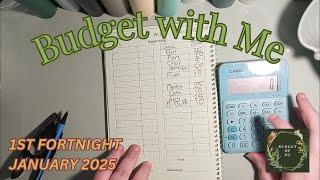 Frugal Budgeting for January 2025 | Managing Low Income with Chronic Illness | Fortnightly Budget