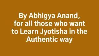 Introducing the Praajna Jyotisha Institute by Abhigya Anand