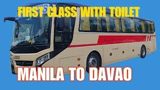 BEST Manila to Davao BUS Trip? | FIRST CLASS Amenities| Davao Metro Shuttle