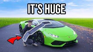 I put a BIG WING on my Lambo