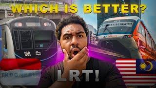 Jakarta's MRT shocked me !!! Is BETTER Than Malaysia's LRT?