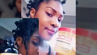 Eco styler gel for great curls and Jamaican black castor oil for my hair growth.. 