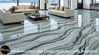 200 Modern Floor Tiles Designs For Stylish Living Rooms 2025 | Ceramic Tile flooring design Ideas