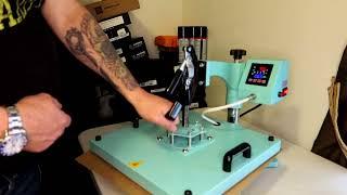 Swing Design 8 in 1 Heat Press Instructions & Demonstration Best Heat Press for the Money