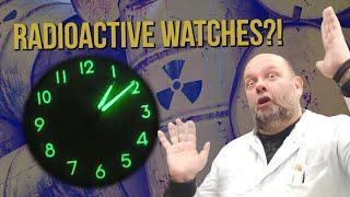 Radioactive paste in vintage watches, how dangerous is it?!