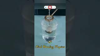 Thermal expansion and contraction  #experiment #physics #science #fun #amazing #shorts #viralvideo