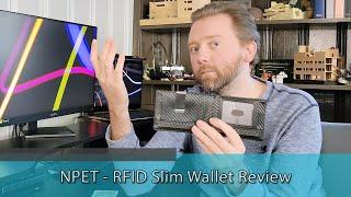 PROTECT YOUR CARDS WITH RFID BLOCKING - NPET RFID Slim Wallet