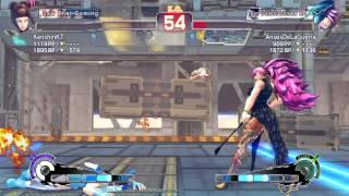 Ultra Street Fighter IV battle: Juri vs Poison