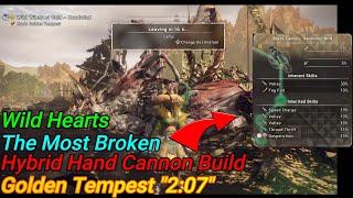 Wild Hearts The Most Broken Hybrid Hand Cannon Build Hunt: Golden Tempest "2:07" (Solo) 