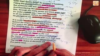 'Dulce Et Decorum Est' By Wilfred Owen Poem Analysis