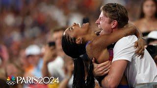 Pulling on heart strings: The Paris Olympics' best family moments  | NBC Sports