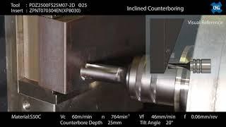 OSG Phoenix PDZ Indexable Flat Drill for Stable Flat-bottom Hole Machining