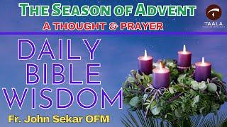 ADVENT THOUGHT & PRAYER | DAY 2| DAILY BIBLE WISDOM | FR. JOHN SEKAR | OFM FRANCISCANS INDIA