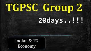 TG Group2 | Economy | UPSC | TS | Group 1 & 2 | Current Affairs 2024 | EconomybyFazal