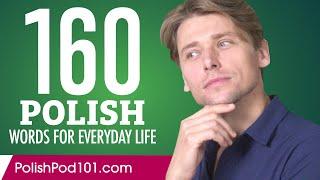 160 Polish Words for Everyday Life - Basic Vocabulary #8