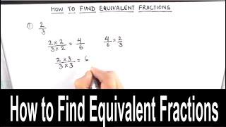 How to find  Equivalent fractions / Equivalent Fractions / What are Equivalent Fractions