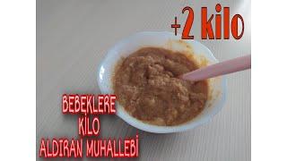 BEBEKLERE KİLO ALDIRAN MUHALLEBİ TARİFİ İŞTAHSIZ VE DİŞ ÇIKARMA DÖNEMİNDEKİ BEBEKLERE@yetisenanne