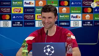 Thomas Müller vor dem Champions League-Spiel gegen Bratislava