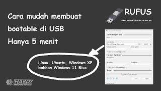 Cara Membuat Bootable USB Windows 7,8,10,11, Linux Dengan RUFUS Terbaru 2023