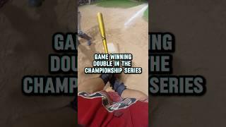 GoPro Baseball - GAME WINNING HIT  #championship #povbaseball #goprobaseball #baseball #batflip