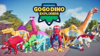 GO GO Dino Explorer Jurassic World Adventure: Rampage, and Battle in the Park