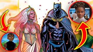 BLACK PANTHER AND STORM FAMILY TREE