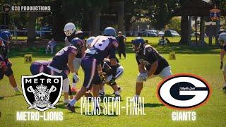 AMERICAN FOOTBALL AUCKLAND -  MENS SEMI-FINAL METRO LIONS vs GIANTS (Mens Match)