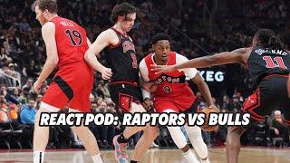 React Pod: Raptors make hard comeback push behind Jamal Shead, RJ Barrett, and Gradey Dick