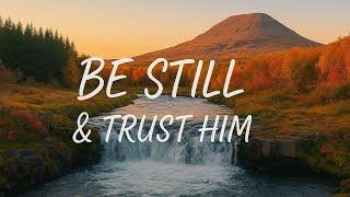 “Rest in God – Peaceful Piano Worship by the River | Iceland Sunset Drone”