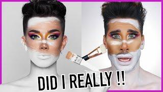 I TRIED FOLLOWING JAMES CHARLES MAKEUP TUTORIAL | Danny Defreitas