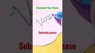 Vinisha, Name Handwriting with Blue jel pen, By Digital Fonts Handwriting 2.0!!