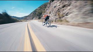 Chased By A FPV Drone at over 60+MPH on a Road Bike