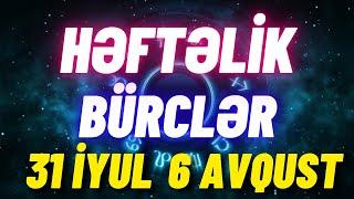 Həftəlik Ulduz Falı 31 İYUL 6 AVQUST  2023 (səsli) #heftelikburcler  #burc