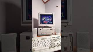 Playing Doom II on a PC/AT Intel 486DX4-100 #shorts #retrogaming