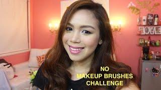 NO MAKEUP BRUSHES CHALLENGE - candyloveart