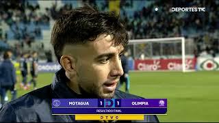 Agustín Auzmendi le deja mensaje al Olimpia tras anotarle su primer gol con Motagua