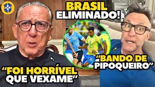 GALVÃO BUENO DETONA GERAL APÓS BRASIL SER ELIMINADO DA COPA AMÉRICA PELO URUGUAI!!