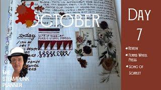 The Steampunk Planner: Inktober Day 7 Ink Ferris Wheel Press