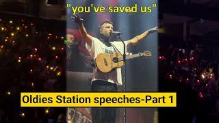 Oldies Station Speeches -Twenty One Pilots clancy tour-part 1