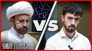 'Answer me!' Steven Edginton takes on pro-Iran 'radical' Imam in fiery interview