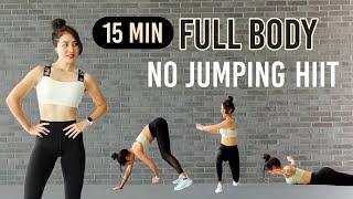 居家徒手無跳躍15分鐘肌力訓練初中階者友善At-home 15 min Full Body No Jumping HIIT