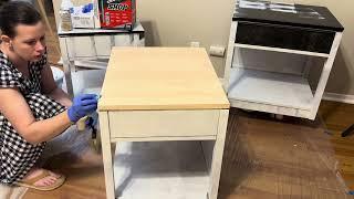 Assembly Line Furniture Flip Pt 6 - Pottery Barn Dupe